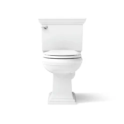 ContinuousClean two-piece round-front toilet, 1.28 gpf