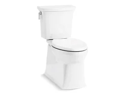 ContinuousClean XT two-piece elongated toilet with skirted trapway, 1.28 gpf