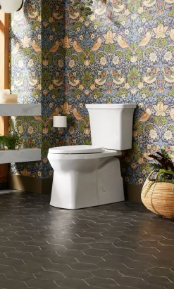 ContinuousClean XT two-piece elongated toilet with skirted trapway, 1.28 gpf