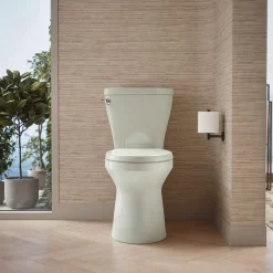 ContinuousClean XT two-piece elongated toilet with skirted trapway, 1.28 gpf