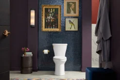 ContinuousClean XT two-piece elongated toilet with skirted trapway, 1.28 gpf