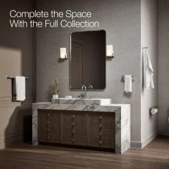 Covered double toilet paper holder