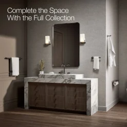 Covered double toilet paper holder