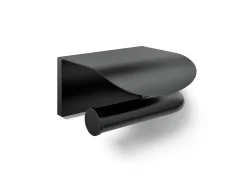 Covered toilet paper holder