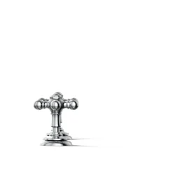Cross bathroom sink faucet handles