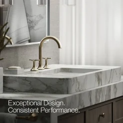 Cross bathroom sink faucet handles