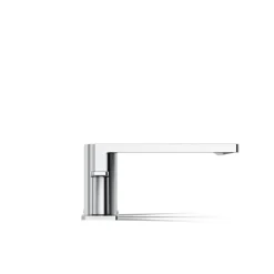 Deck-mount bath faucet