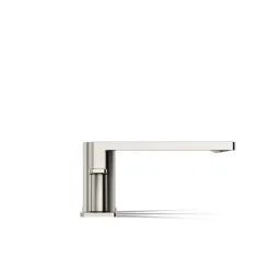 Deck-mount bath faucet