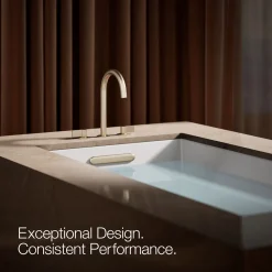 Deck-mount bath faucet handles with Lever design