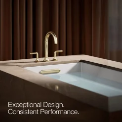 Deck-mount bath faucet handles with Lever design
