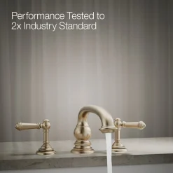 Deck-mount bath faucet handle trim with Lever design