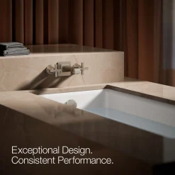 Deck-mount bath faucet handle trim with Cross design
