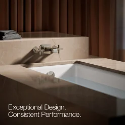 Deck-mount bath faucet handle trim with Cross design