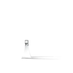 Deck-mount bath faucet handle trim