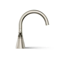 Deck-mount bath faucet trim