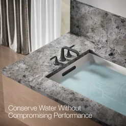 Deck-mount bath faucet trim