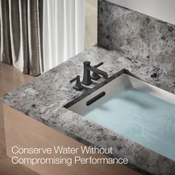 Deck-mount bath faucet trim