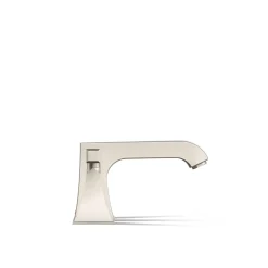 Deck-mount bath faucet trim