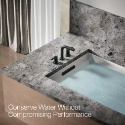 Deck-mount bath faucet trim