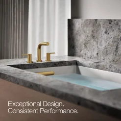 Deck-mount bath faucet trim