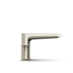 Deck-mount bath faucet trim