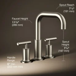 Deck-mount bath faucet trim with Lever handles