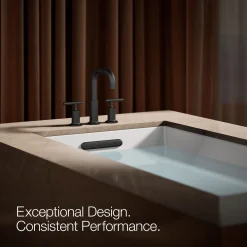 Deck-mount bath faucet trim with Lever handles