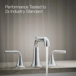 Deck-mount bath faucet trim with diverter
