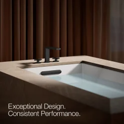 Deck-mount bath faucet with cross handles