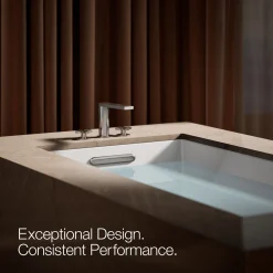 Deck-mount bath faucet with cross handles