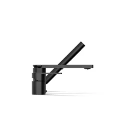 Deck-mount bath faucet with handshower