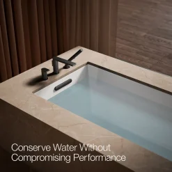 Deck-mount bath faucet with handshower