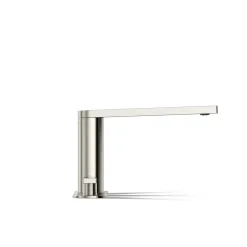 Deck-mount bath faucet with lever handles