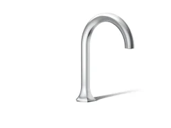 Deck-mount bath spout with Cane design