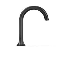 Deck-mount bath spout with Cane design
