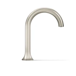 Deck-mount bath spout with Cane design