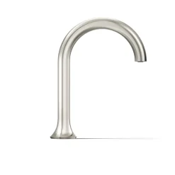Deck-mount bath spout with Cane design