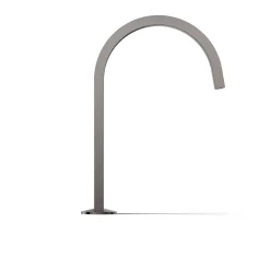 Deck-mount bath spout with Ribbon design