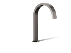 Deck-mount bath spout with Ribbon design