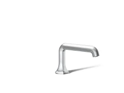 Deck-mount bath spout with Straight design