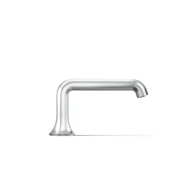 Deck-mount bath spout with Straight design