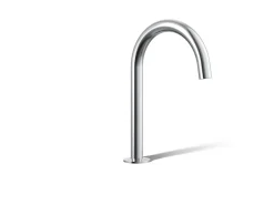 Deck-mount bath spout with Tube design