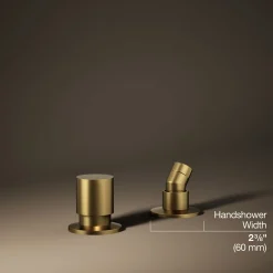 Deck-mount handshower holder and two-way diverter valve