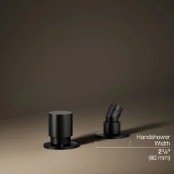 Deck-mount handshower holder and two-way diverter valve