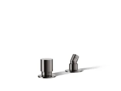 Deck-mount handshower holder and two-way diverter valve