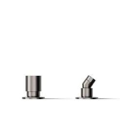 Deck-mount handshower holder and two-way diverter valve