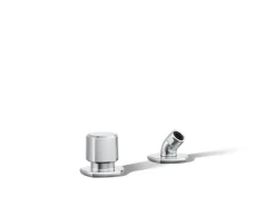 Deck-mount handshower holder and two-way diverter valve