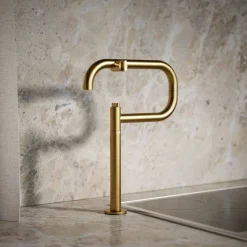 Deck-mount pot filler