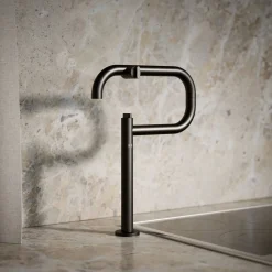 Deck-mount pot filler