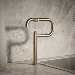 Deck-mount pot filler